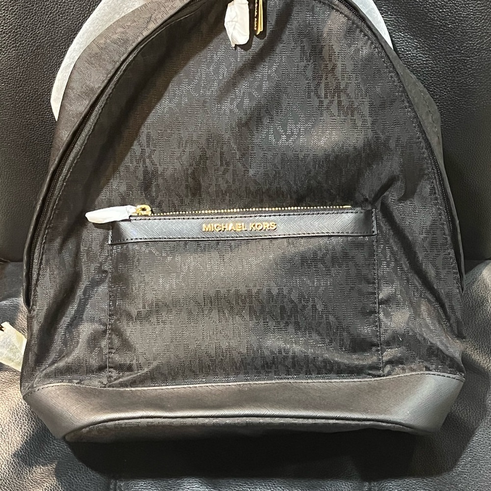 Michael Kors Morgan Backpack Black NWT - Picture 1 of 7